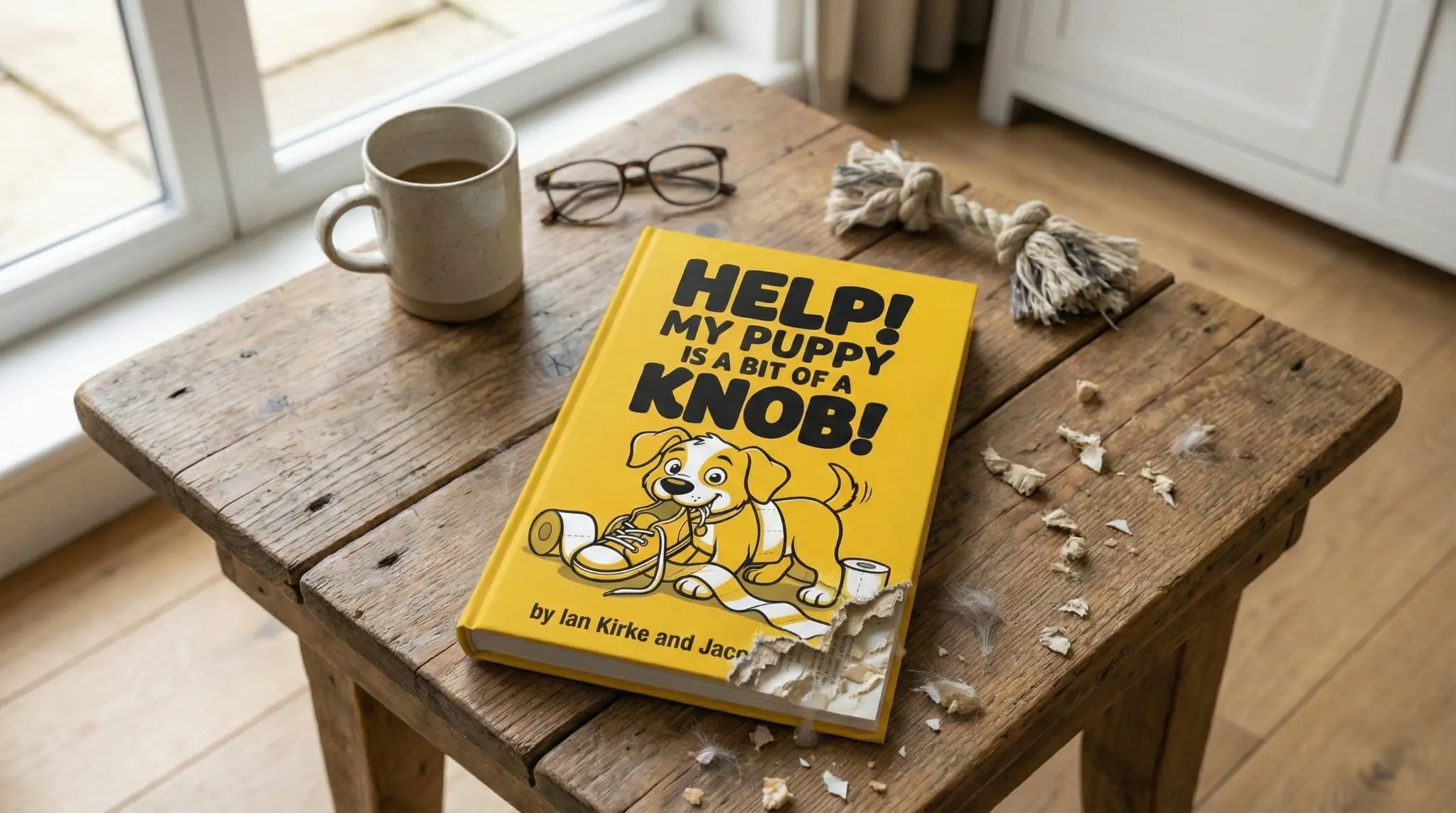 Help! My Puppy is a Bit of a Knob Book Mockup